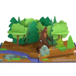 Lovepop Greeting Cards|Birthday|Bigfoot Legendary Birthday Pop-Up Card