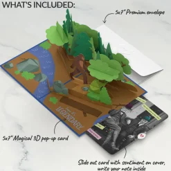 Lovepop Birthday|Bigfoot Legendary Birthday Pop-Up Card and Sentiment Set for Any Man