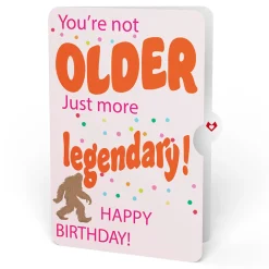 Lovepop Birthday|Him|Bigfoot Legendary Birthday Pop-Up Card and Sentiment Set