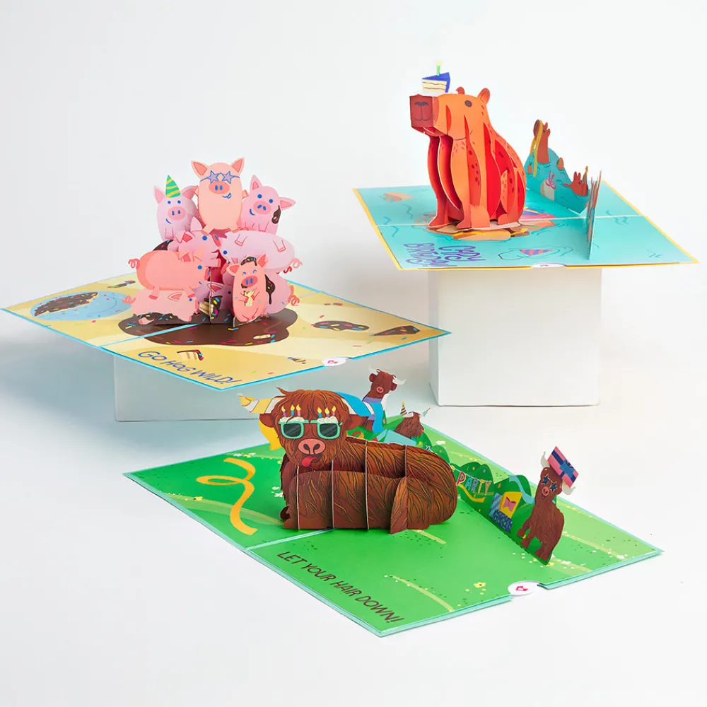 Lovepop Value Packs|Birthday|Birthday Animals 3-Pack