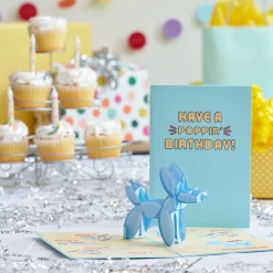 Lovepop Greeting Cards|Birthday|Birthday Balloon Animal Pop-Up Card
