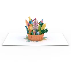Lovepop Birthday|Birthday Birds Basket: Paperpop® Card