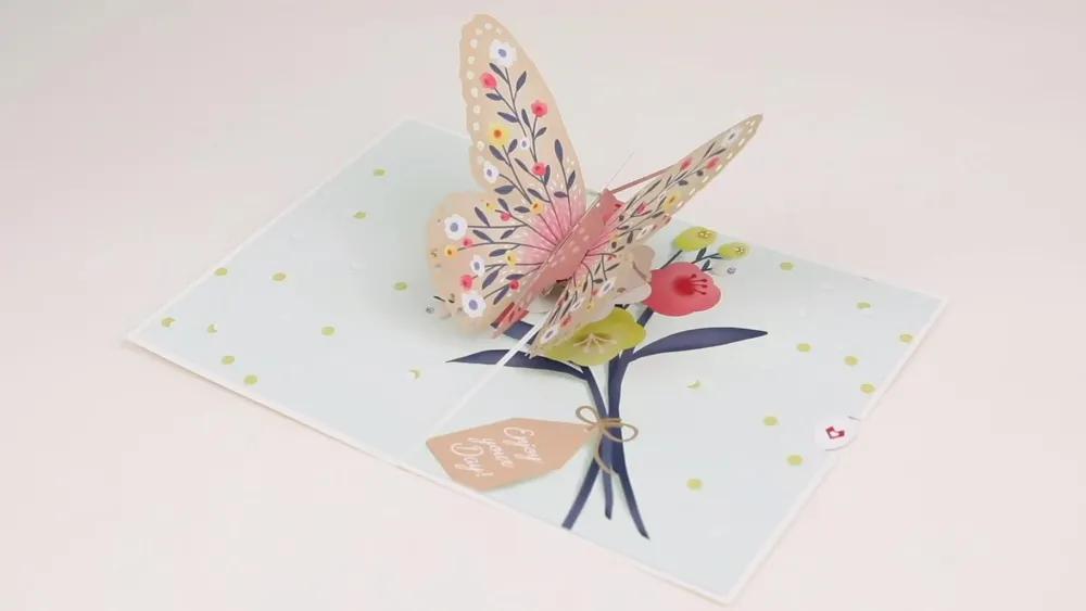 Lovepop Greeting Cards|Birthday|Birthday Butterfly Pop-Up Card