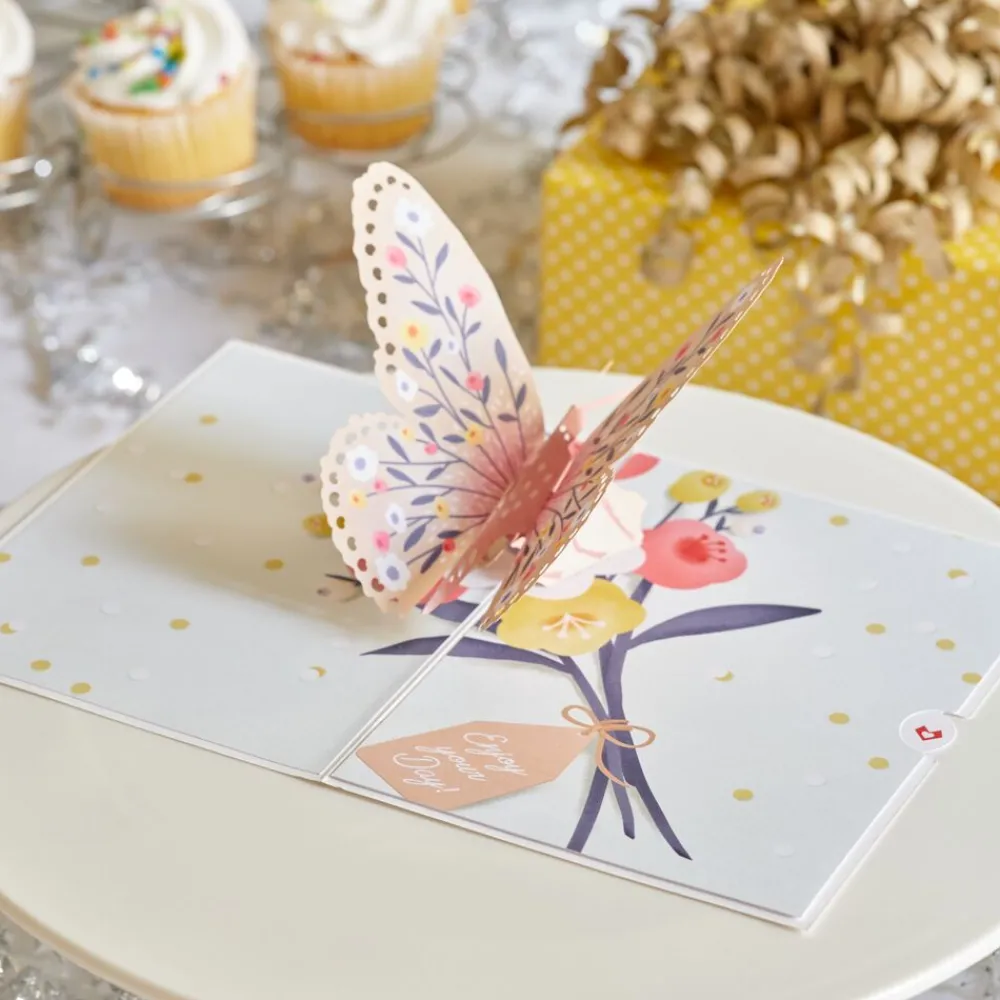 Lovepop Greeting Cards|Birthday|Birthday Butterfly Pop-Up Card