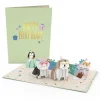 Lovepop Greeting Cards|Birthday|Birthday Cats and Dogs Pop-Up Card