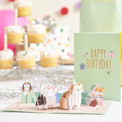 Lovepop Greeting Cards|Birthday|Birthday Cats and Dogs Pop-Up Card