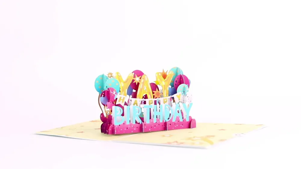 Lovepop Greeting Cards|Birthday|Birthday Celebration Pop-Up Card