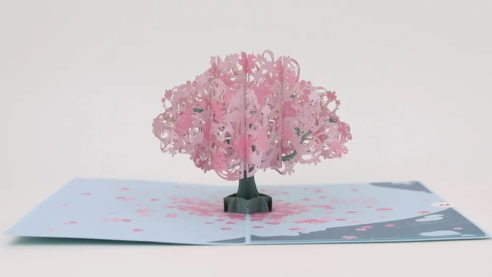 Lovepop Greeting Cards|Birthday|Birthday Cherry Blossom Pop-Up Card