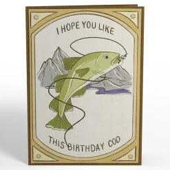 Lovepop Greeting Cards|Birthday|Birthday Cod Pop-Up Card