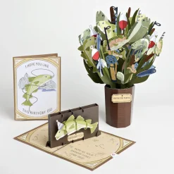 Lovepop Card & Gift Bundles|Decor|Birthday Cod Pop-Up Card & Bouquet Bundle