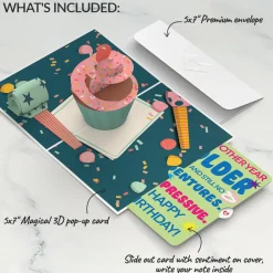 Lovepop Birthday|Birthday Cupcake Pop-Up Card and Sentiment Set