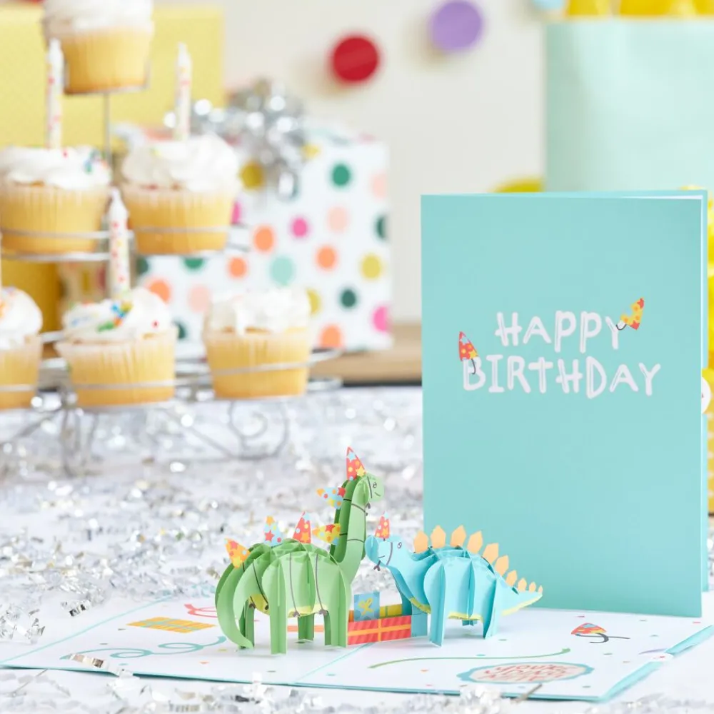 Lovepop Greeting Cards|Birthday|Birthday Dinosaurs Pop-Up Card