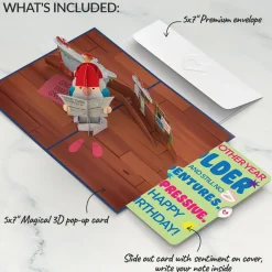 Lovepop Birthday|Him|Birthday Gnome Pop-Up Card and Sentiment Set