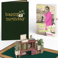 Lovepop Birthday|Birthday Houseplants Pop-Up Card and Sentiment Set