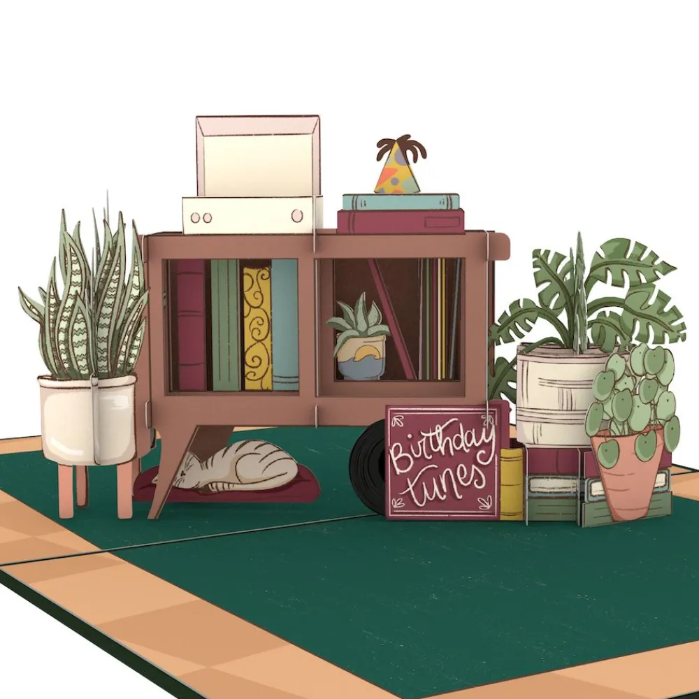 Lovepop Birthday|Birthday Houseplants Pop-Up Card and Sentiment Set