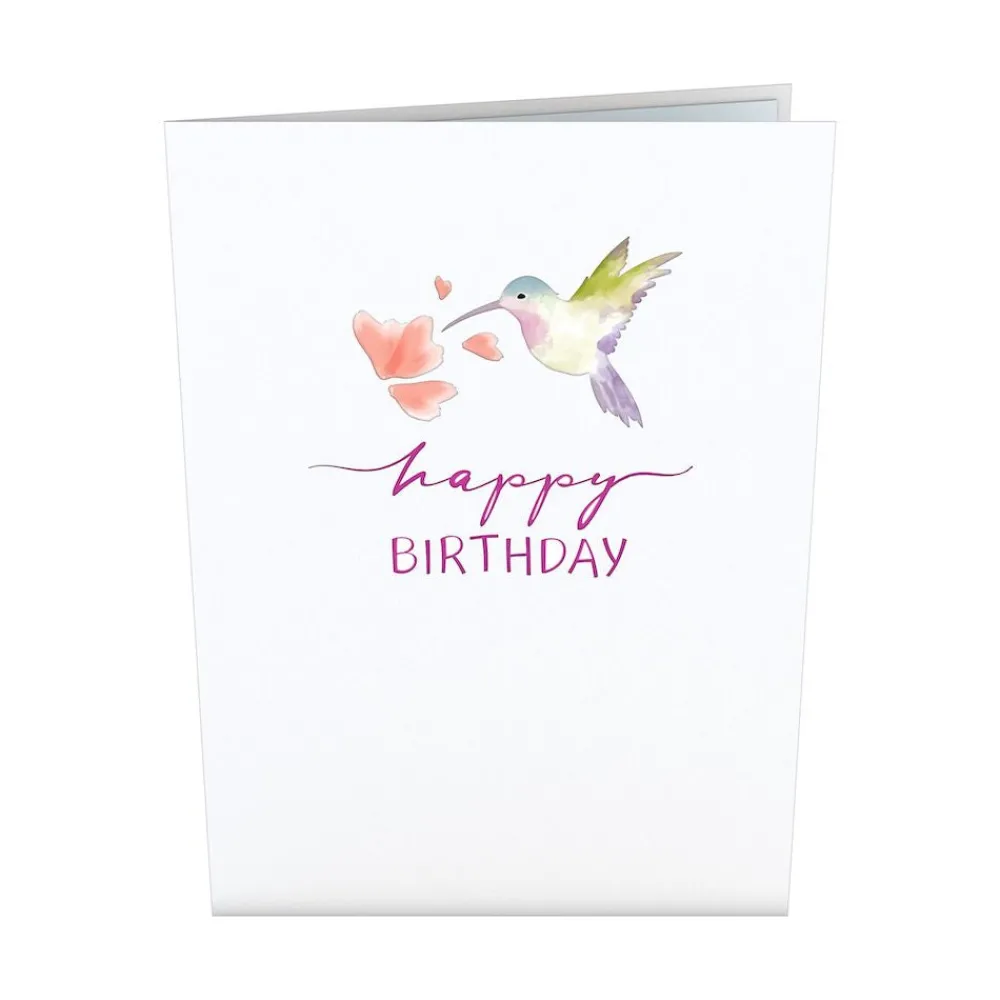 Lovepop Greeting Cards|Birthday|Birthday Hummingbird Pop-Up Card