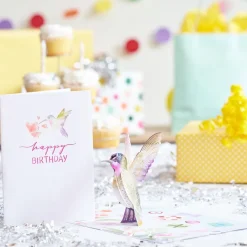 Lovepop Greeting Cards|Birthday|Birthday Hummingbird Pop-Up Card