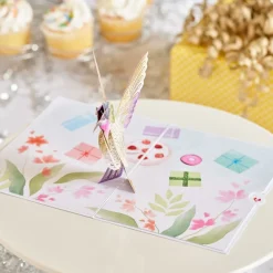 Lovepop Greeting Cards|Birthday|Birthday Hummingbird Pop-Up Card