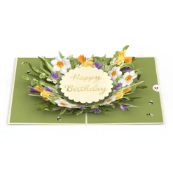 Lovepop Greeting Cards|Birthday|Birthday in Bloom Pop-Up Card