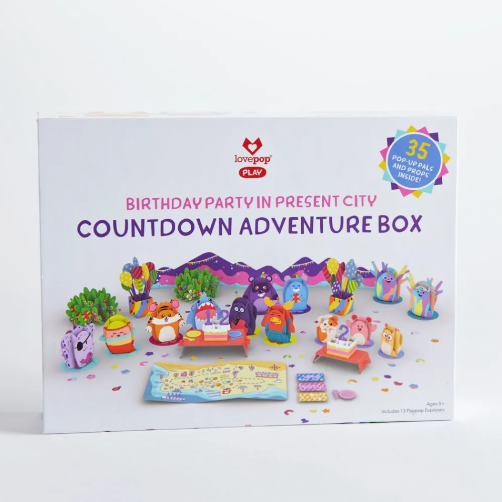 Lovepop Advent Calendars|Birthday|Birthday Party in Present City Countdown Adventure Box