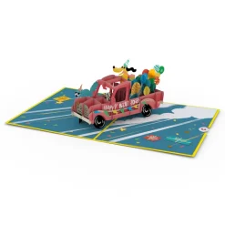 Lovepop Greeting Cards|Birthday|Birthday Truck Pop-Up Card