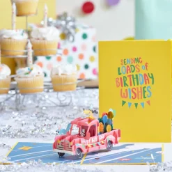 Lovepop Greeting Cards|Birthday|Birthday Truck Pop-Up Card