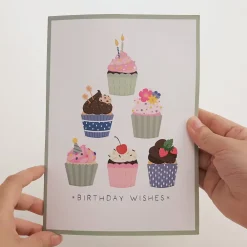 Lovepop Plushpop|Birthday|Birthday Wishes' Cupcake Cat Plushpop Card