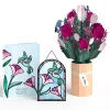 Lovepop Pop-Up Bouquets|Card & Gift Bundles|Blessing to Have a Mom Like You Hummingbird Suncatcher Card & Bouquet Bundle