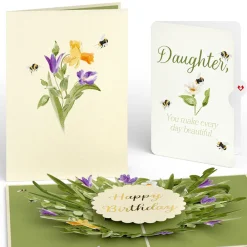 Lovepop Birthday|Bloom Birthday Pop-Up Card and Sentiment Set for Daughter