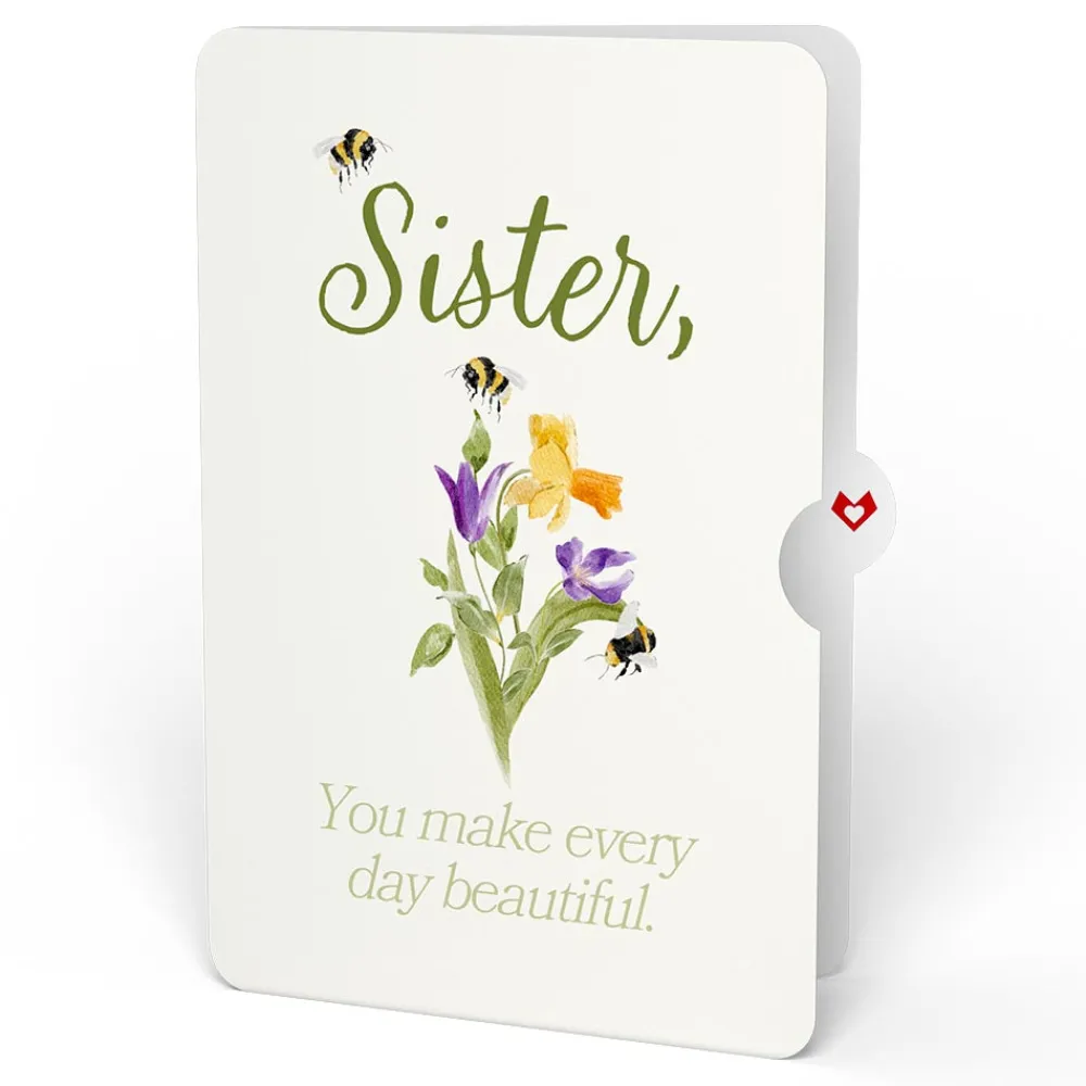 Lovepop Birthday|Bloom Birthday Pop-Up Card and Sentiment Set for Sister