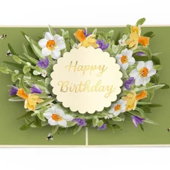 Lovepop Birthday|Bloom 50th Birthday Pop-Up Card and Sentiment Set
