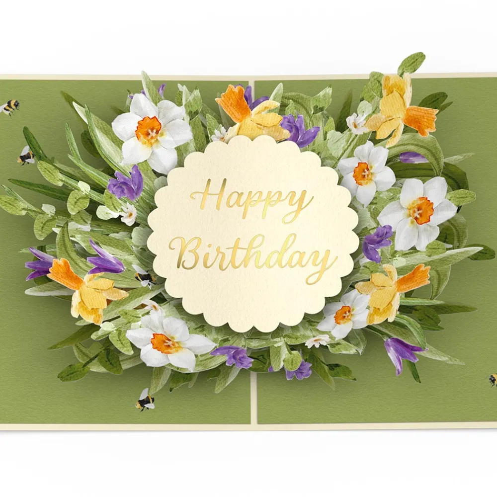 Lovepop Birthday|Bloom 60th Birthday Pop-Up Card and Sentiment Set