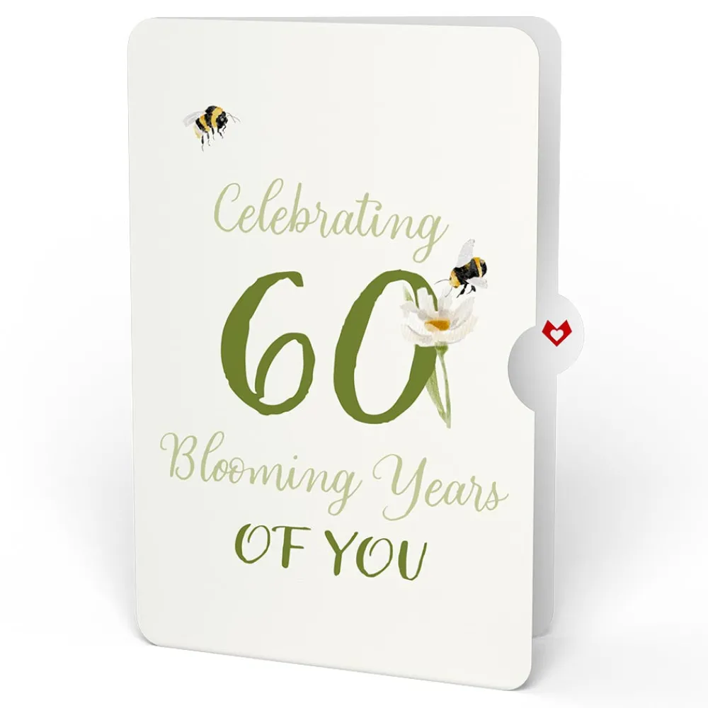 Lovepop Birthday|Bloom 60th Birthday Pop-Up Card and Sentiment Set