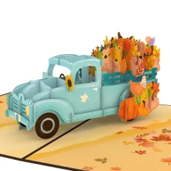 Lovepop Greeting Cards|Blue Harvest Truck Pop-Up Card