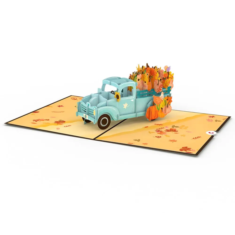 Lovepop Greeting Cards|Blue Harvest Truck Pop-Up Card