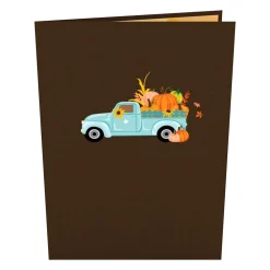 Lovepop Greeting Cards|Blue Harvest Truck Pop-Up Card