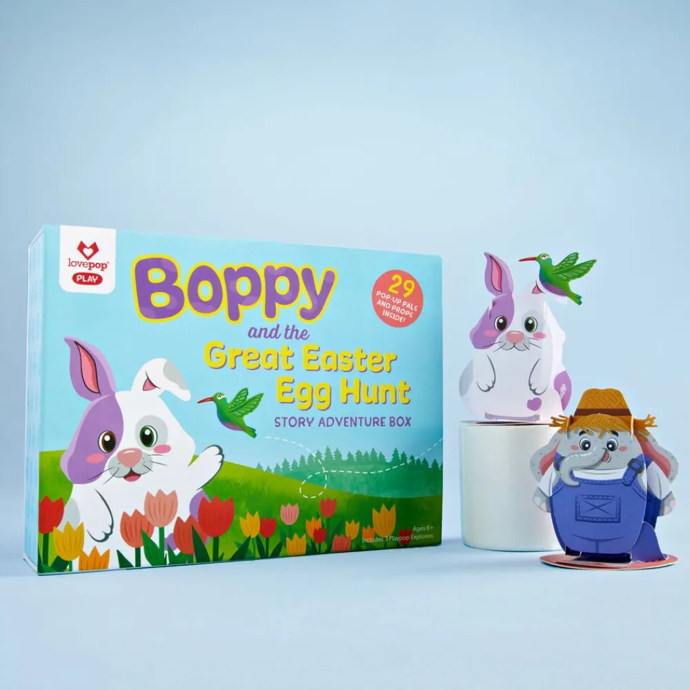 Lovepop Advent Calendars|Easter 4/20|Boppy and the Great Easter Egg Hunt Story Adventure Box