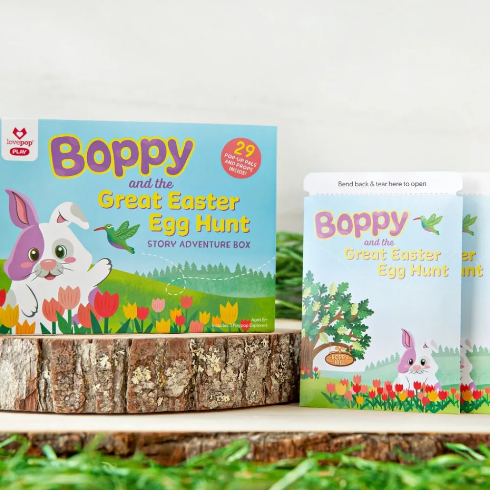 Lovepop Advent Calendars|Easter 4/20|Boppy and the Great Easter Egg Hunt Story Adventure Box