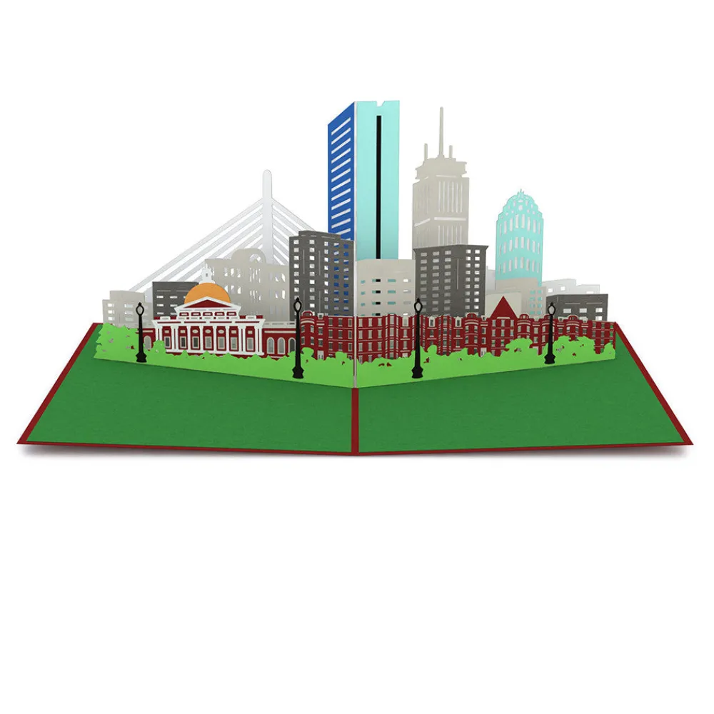 Lovepop Just Because|Boston Skyline Pop-Up Card