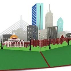 Lovepop Just Because|Boston Skyline Pop-Up Card