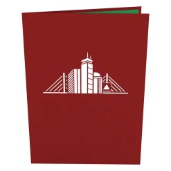 Lovepop Just Because|Boston Skyline Pop-Up Card
