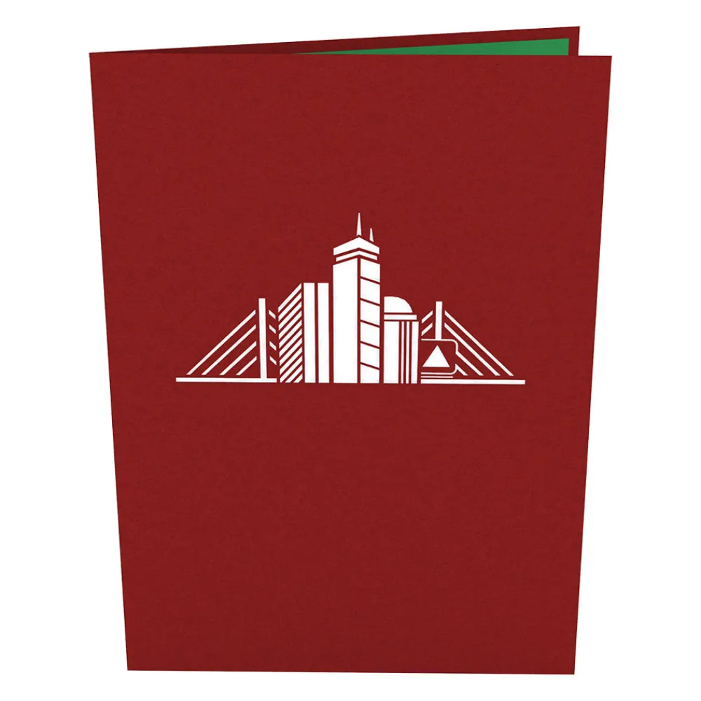 Lovepop Just Because|Boston Skyline Pop-Up Card