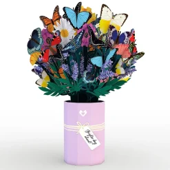 Lovepop Pop-Up Bouquets|Card & Gift Bundles|Brighter Days Ahead Butterfly Bundle