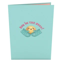 Lovepop Greeting Cards|Baby|Bun in the Oven Pop-Up Card