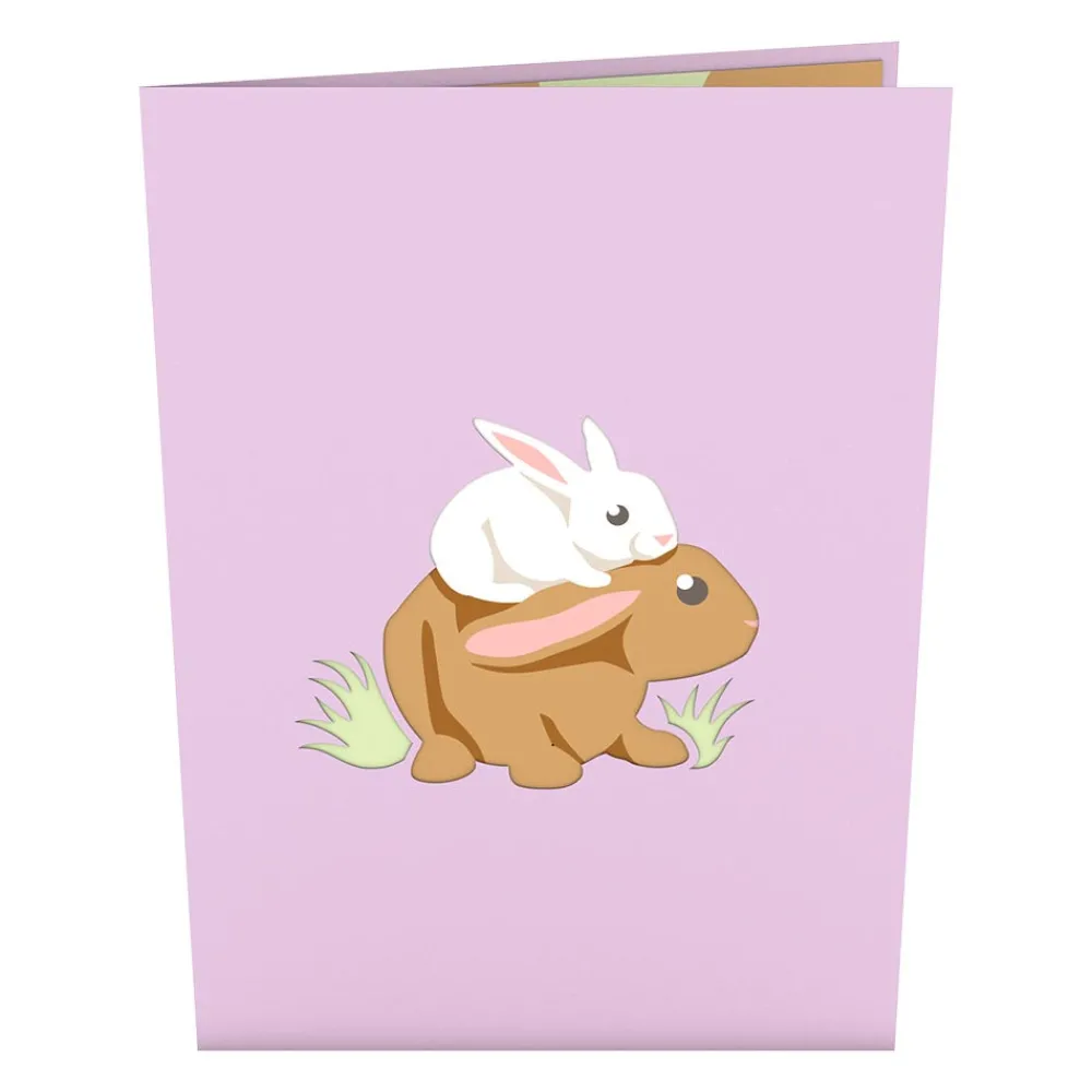 Lovepop Greeting Cards|Baby|Bunny Family Pop-Up Card