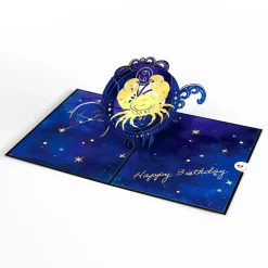 Lovepop Birthday|Her|Cancer Zodiac Birthday Pop-Up Card