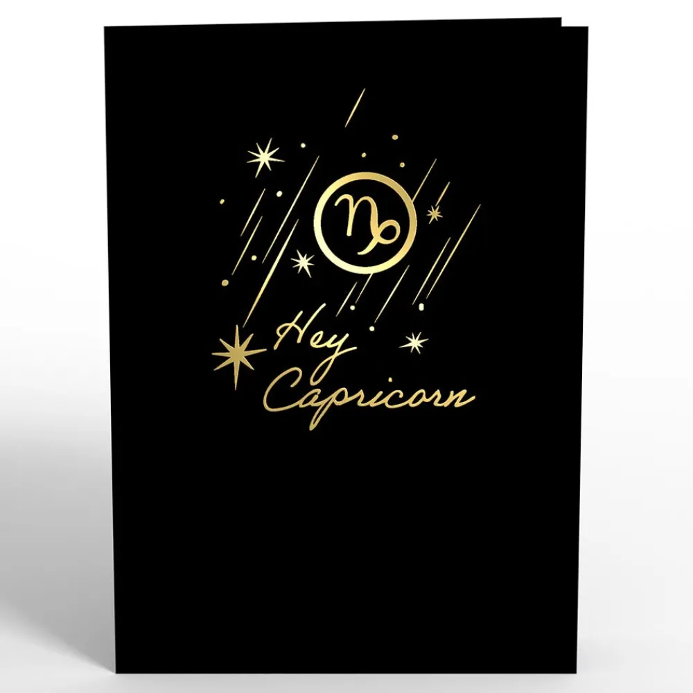 Lovepop Greeting Cards|Birthday|Capricorn Zodiac Birthday Pop-Up Card