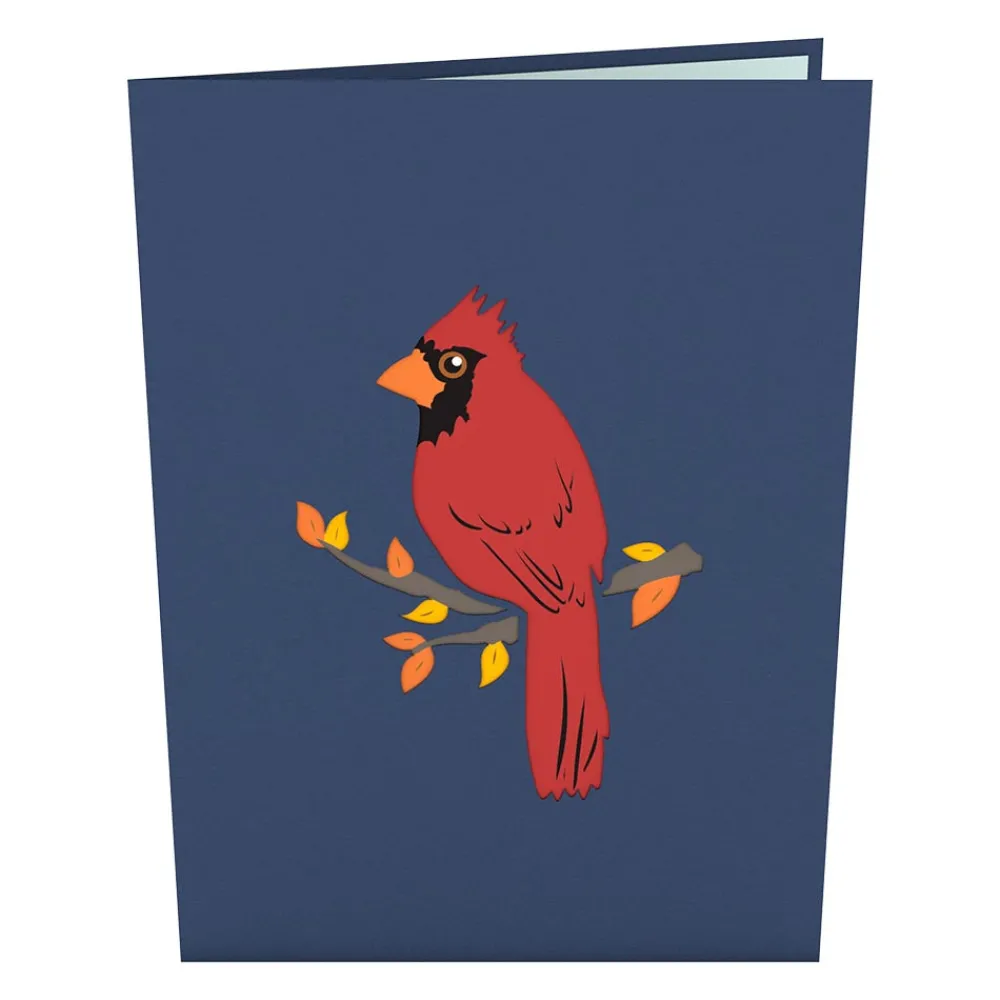 Lovepop Greeting Cards|Get Well|Cardinal Pop-Up Card