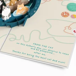 Lovepop Father'S Day 6/15|Dad|Cat Dad Father's Day Pop-Up Card