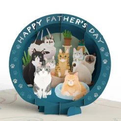 Lovepop Father'S Day 6/15|Dad|Cat Dad Father's Day Pop-Up Card